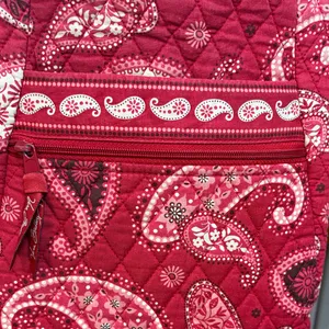 Vera Bradley Red Paisley Crossbody Bag thumbnail 2