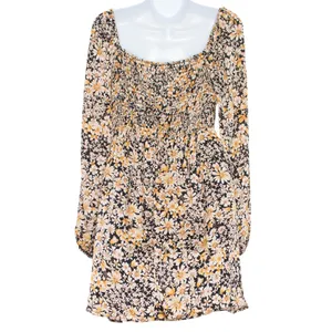 Timing Dress Babydoll Cottage Fairy Academia Romantic Feminine Retro Fall Floral Large thumbnail 3