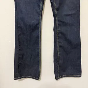 Roberto Cavalli H&M Dark Wash Bootcut Jeans Womens 14 Low Rise Gold 34x32 thumbnail 6