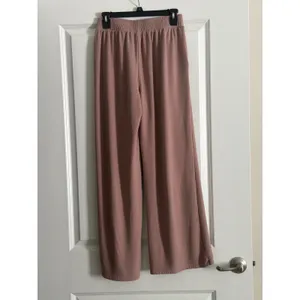 Balance Collection Women's Medium Café Mauve Wide Leg Lounge Pants thumbnail 3