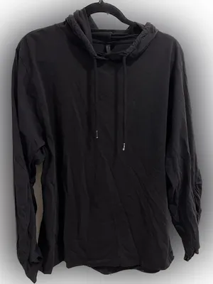 Black TOPSHOP SWEATER SHIRT WITH HOOD size 6 thumbnail 1