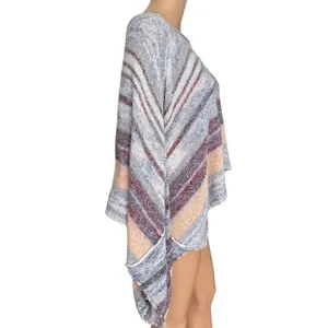 Free People Saturn Space Knit Poncho Sweater thumbnail 7