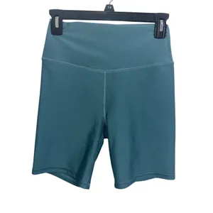 Abercrombie Fitch YPB Teal High Waist Biker Shorts Stretch Workout Gym M thumbnail 2