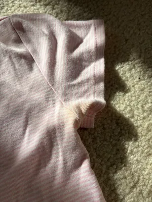 Ralph Lauren Light Pink V-Neck Short Sleeve Baby Tee thumbnail 5