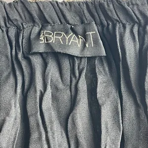 Lane Bryant Black Tan Geometric Diamond Pleated Maxi Skirt Elastic‎ Waist Large thumbnail 3