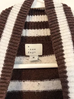 Target A New Day Striped Turtleneck Sweater thumbnail 3