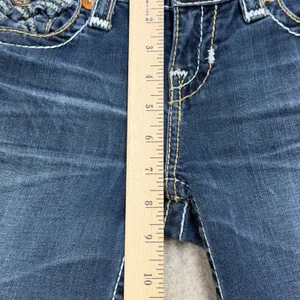 Big Star Jeans Womens 25 Nina Blue Y2K Western Thick Stitch Low Rise Straight thumbnail 10