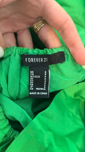 Forever 21 green mini dress  thumbnail 3