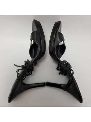 Nomi Womens Gladiator Strapy Lace Up Platform Heel Sandals Black Size 8.5 M thumbnail 10