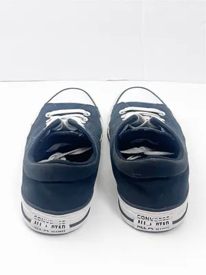ALL STAR CONVERSE Black Canvas Low Top Sneakers Women’s 10 Casual Neutral Grunge thumbnail 9