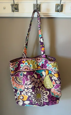 The Vera Bradley Multicolor Floral Paisley Quilted Shoulder Bag thumbnail 1