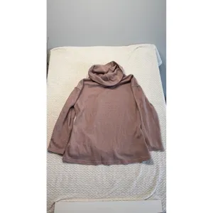 Burton Ellmore PO Cowl Neck Pullover Mauve Heathered Hoodie XL 19596 thumbnail 2