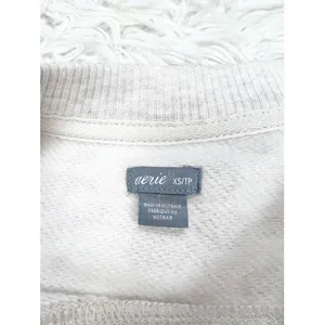Aerie Light Tan Leopard Print Crewneck Oversized Sweater Sweatshirt Size‎ XS thumbnail 5
