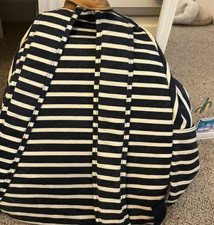 Stripped vintage back pack Blue thumbnail 6