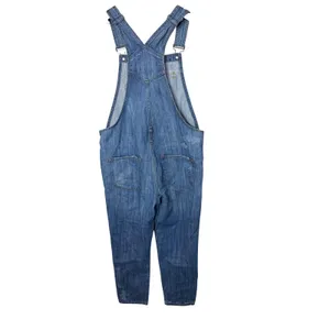 Hidden‎ Jeans Women Medium Wash Distressed Denim Overalls Small thumbnail 8