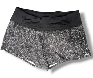 Lululemon Black Spec Speed Up Low-Rise Shorts Size 6 thumbnail 1