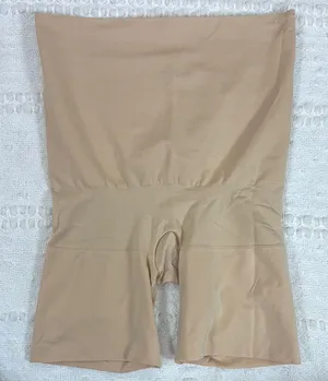 SPANX High-Waisted‎ Shapewear Shorts in Nude thumbnail 1