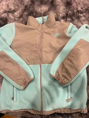 The North Face Aqua & Tan women’s Fleece Jacket thumbnail 1