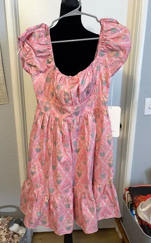 Empire waist Heyson dress Pink thumbnail 1