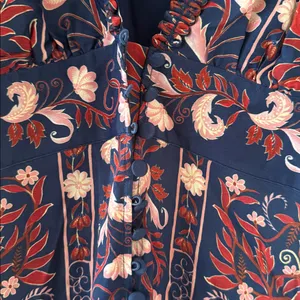 FARM Rio Boho Floral Scarf Print Sleeveless Midi Dress , Size Small, $260 thumbnail 6