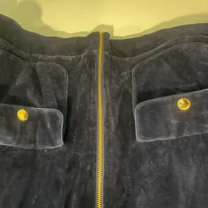 Ralph Lauren Velvet Velour Navy Jacket women‎ Large thumbnail 3