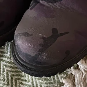 Timberland 6 “ iridescent waterproof boot in black camo matte leather Camo Boots thumbnail 12