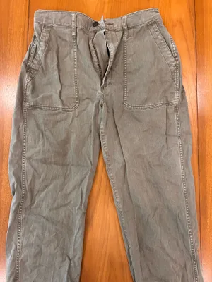 Madewell Green Cargo Pants!  thumbnail 3
