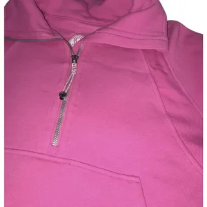 Lululemon Scuba Funnel Neck half Zip Hoodie Sonic Pink XS/S thumbnail 8