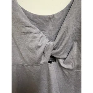 Volcom Desert Bunnie Reversible Twist Front Gray Mini Dress Size L thumbnail 4