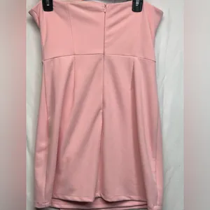 AQUA BOW MINI DRESS🩷 true to size One‎ bow needs to be sewn on one side thumbnail 4