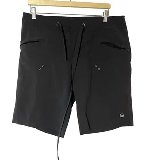 Free‎ Country women's sport gray shorts drawstring waist zipper pockets size L thumbnail 1