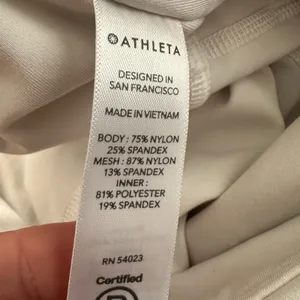Athleta Match Point Skirt White Tennis Athletic Skort Summer Vacation Preppy thumbnail 7