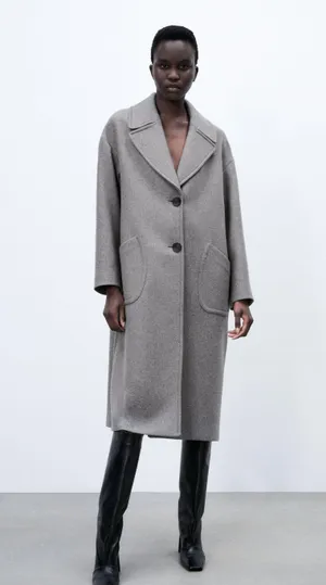 Zara Pea Coat thumbnail 1