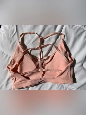 Women’s Pink Nike Indy Just Do it sports bra size M thumbnail 3