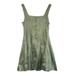 En Saison Delphine Faux Suede Pleated Fit and Flare Mini Dress‎ Size Small Fall thumbnail 5