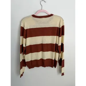 Compañía Fantástica Striped Light weight sweater NWT size large thumbnail 5