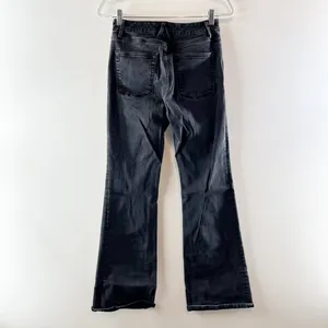 Good American High Waisted Denim Good Flare Jeans Washed Black 8 / 29 thumbnail 3