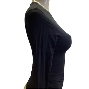 Victoria's Secret PINK Size Small Black Long Sleeve Top. Preloved thumbnail 2