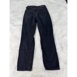 American Eagle Black Distressed Jeans 00 Short Slim Skinny Denim Y2K thumbnail 3