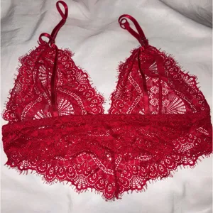 Red Lace Bralette thumbnail 3