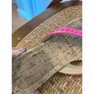 Jack Rogers pink stitch flip flop sandals size 6 thumbnail 5