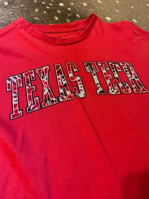 Texas Tech Tee Shirt Red thumbnail 1