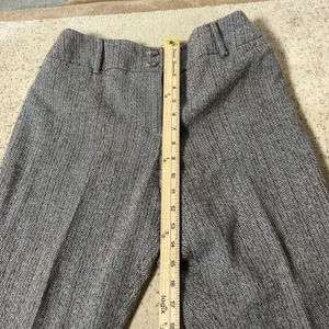 Carlisle Herringbone Wool Blend Dress Pants Womens‎ 6 Brown Grey Career Trousers thumbnail 4
