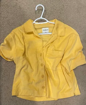 Abercrombie Yellow Top thumbnail 1