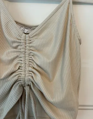 Boutique Tan Scrunch Tank Top thumbnail 2