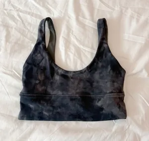 Lululemon Diamond Dye / Graphite Grey Align Reversible Light Support Size 4 thumbnail 1
