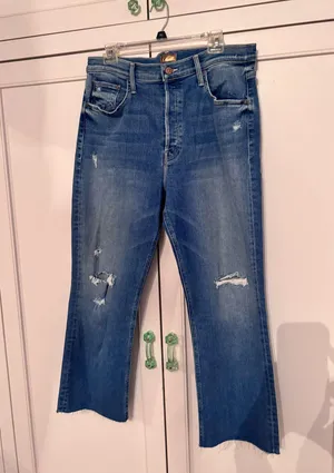 MOTHER Denim Jeans The Tripper Ankle Fray thumbnail 4
