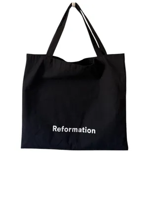 Reformation Tote Bag Black thumbnail 4