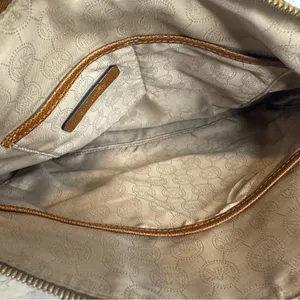 Michael Kors Aubrey Large Satchel Brown/Luggage women's bag shoulder purse‎ thumbnail 12