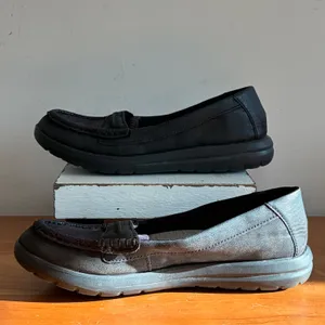 Clarks Cloudsteppers Sillian Paz Black Loafers Womens 7.5 M Slip On‎ Shoes thumbnail 3